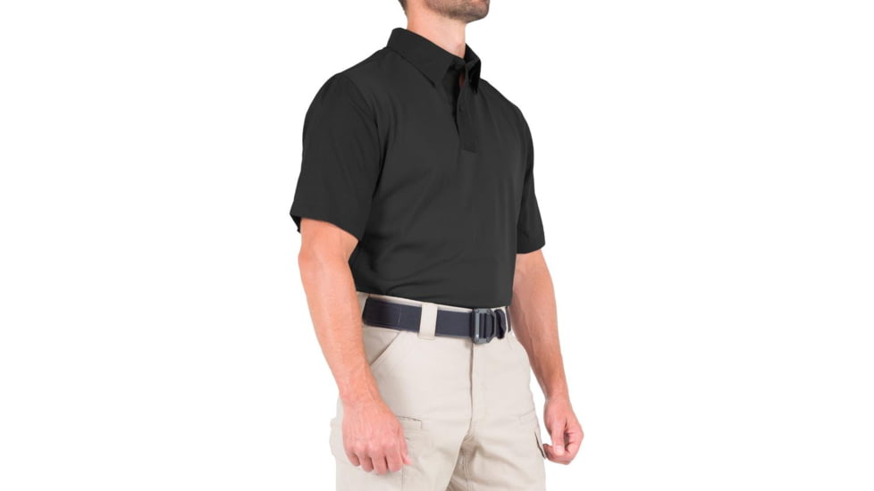 First Tactical V2 Pro Performance Short Sleeve Shirt - Mens, Black, Small, R, 112012-019-S-R