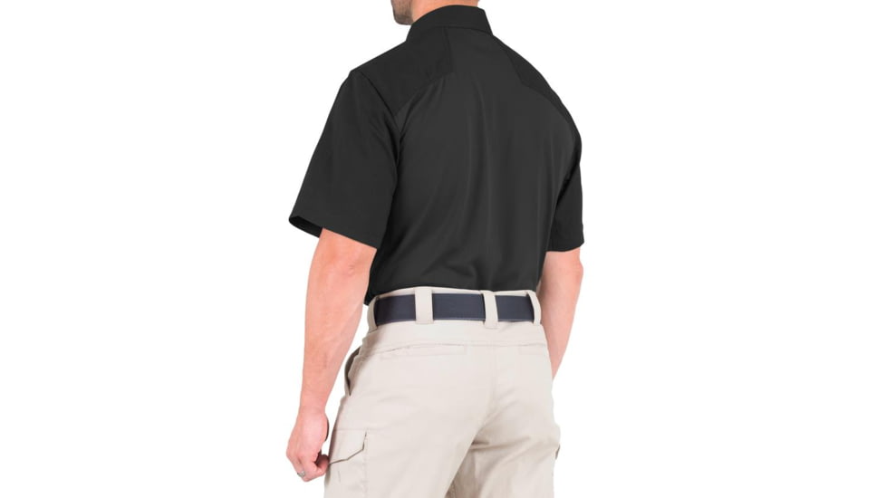 First Tactical V2 Pro Performance Short Sleeve Shirt - Mens, Black, Small, R, 112012-019-S-R