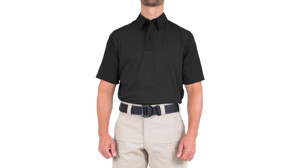 First Tactical V2 Pro Performance Short Sleeve Shirt - Mens, Black, Small, R, 112012-019-S-R