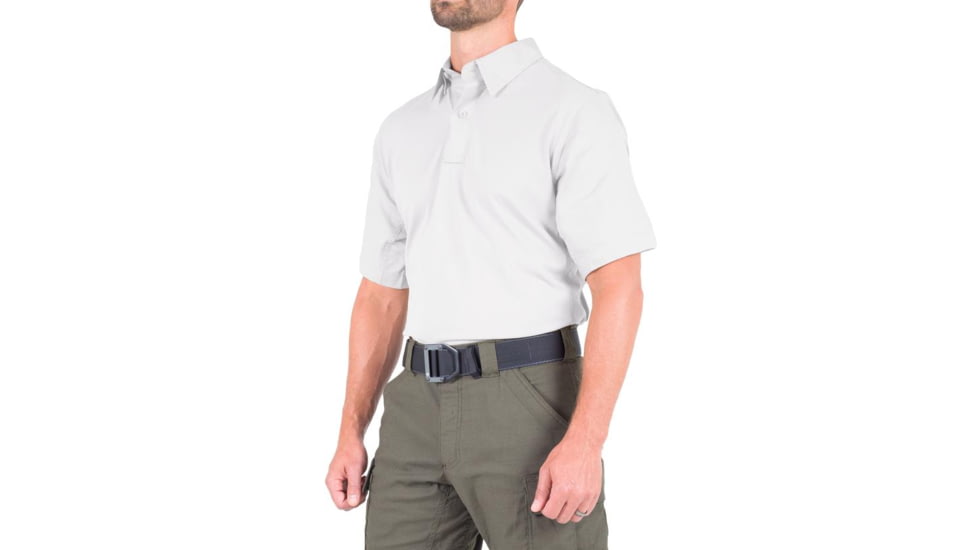 First Tactical V2 Pro Performance Short Sleeve Shirt - Mens, White, Large, R, 112012-010-L-R