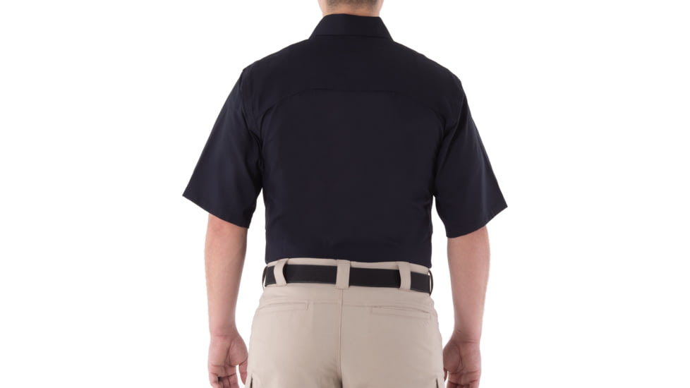 First Tactical V2 Tactical Short Sleeve Shirt - Mens, Midnight Navy, Extra Large, R, 112007-729-XL-R