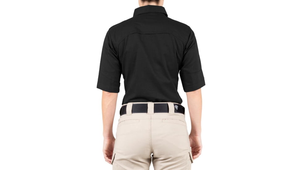 First Tactical V2 Tactical Short Sleeve Shirt - Womens, Black, Medium, 122007-019-M