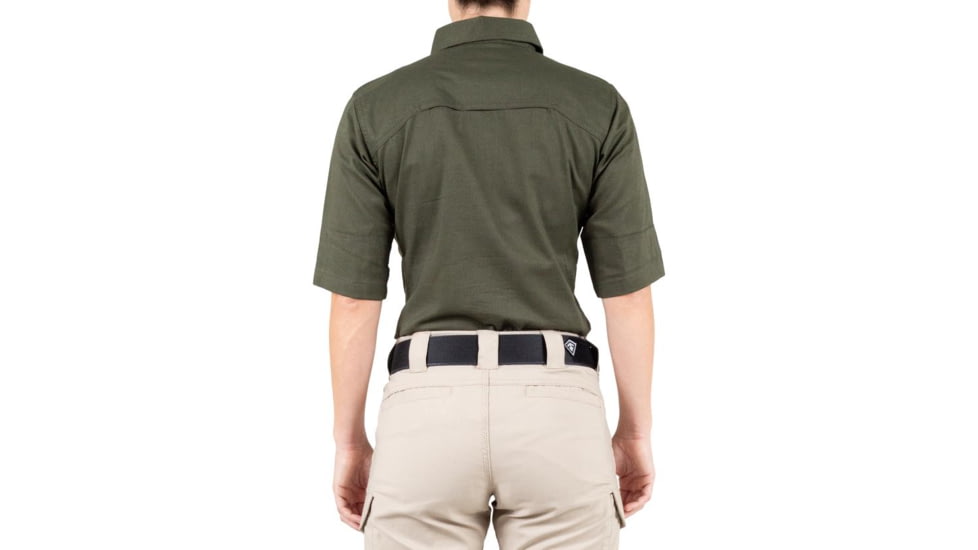 First Tactical V2 Tactical Short Sleeve Shirt - Womens, OD Green, 2XL, 122007-830-XXL