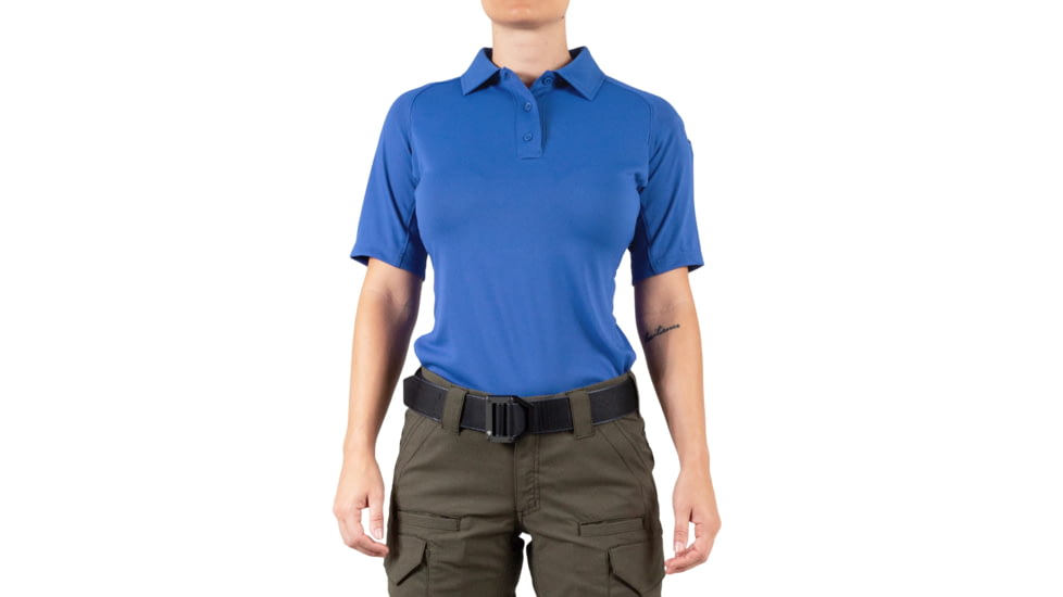 First Tactical Performance Short Sleeve Polo - Women's, Academy Blue, 3XL, 122509-691-3XL
