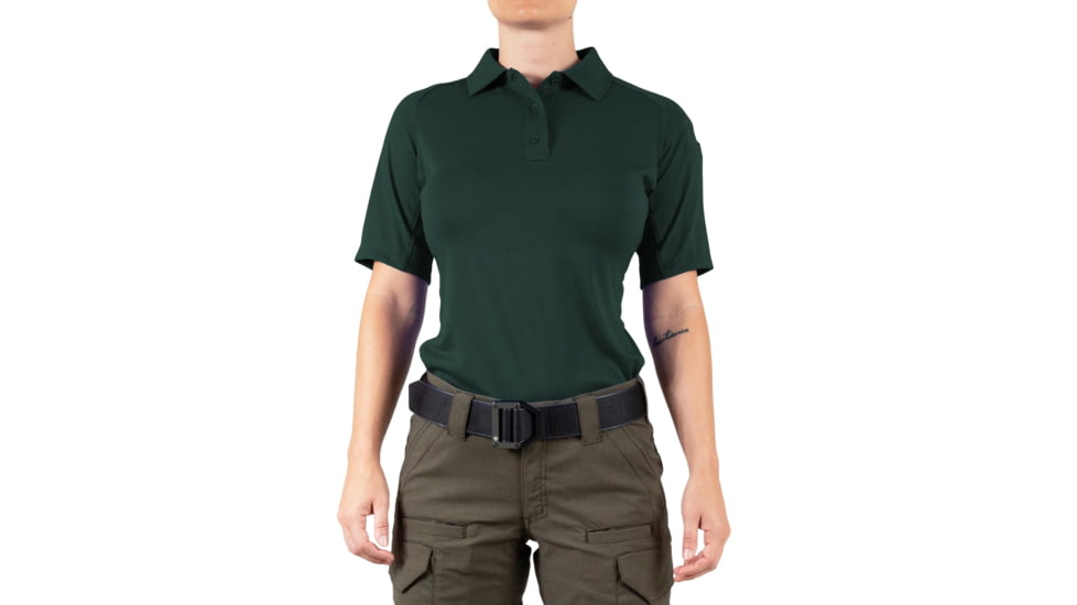 First Tactical Performance Short Sleeve Polo - Women's, Spruce Green, 3XL, 122509-812-3XL