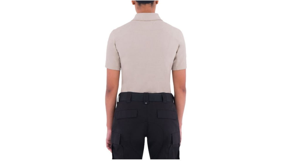 First Tactical Womens Cotton S/S Polo, Khaki, XXL Regular 122505-055-XXL-R