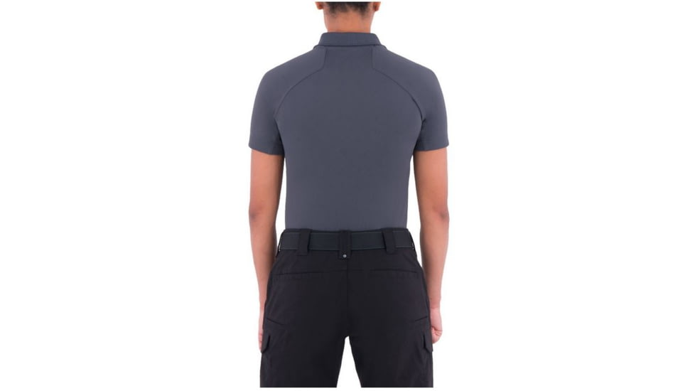 First Tactical Womens Performance Ss Polo, Asphalt, Extra Small 122509-015-XS