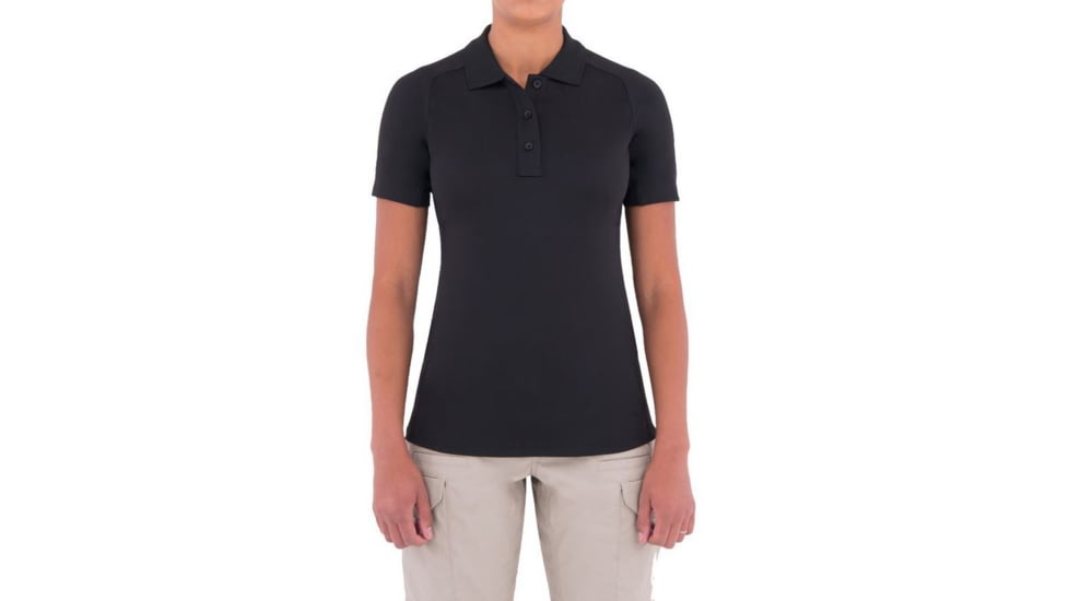 First Tactical Womens Performance Ss Polo, Black, Extra Small 122509-019-XS