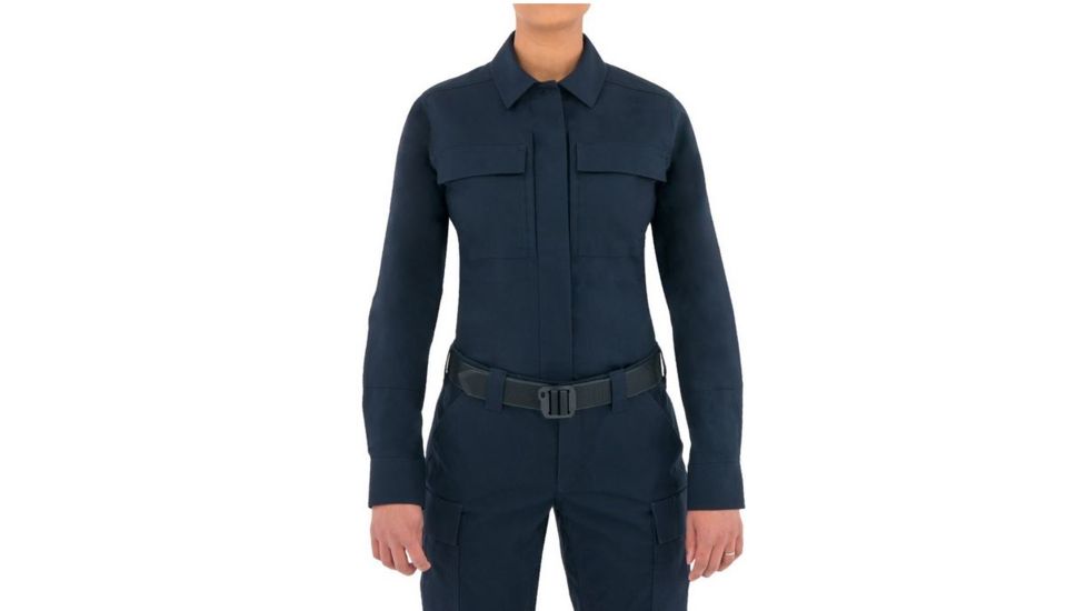 First Tactical Womens Tactix L/S Bdu Shirt, Midnight Navy, XXL Regular 121001-729-XXL-R