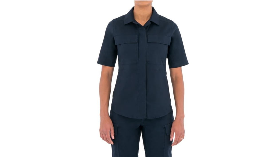 First Tactical Womens Tactix S/S Bdu Shirt, Midnight Navy, XXL Regular 122004-729-XXL-R