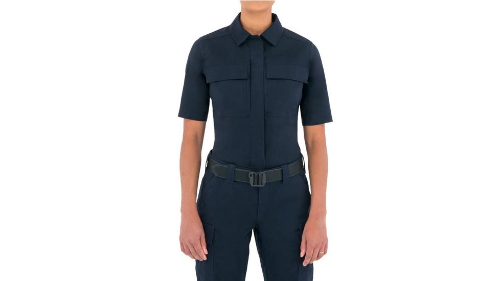 First Tactical Womens Tactix S/S Bdu Shirt, Midnight Navy, XXL Regular 122004-729-XXL-R