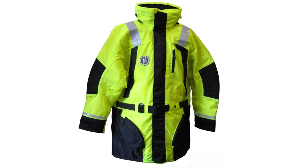 Firstwatch Hi-Vis Flotation Coat - Hi-Vis Yellow/Black - X-Large 46490