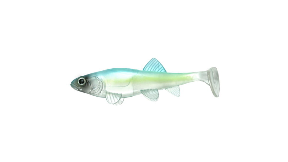 Fish Lab Bio-Minnow Weedless Swim Bait, Sexy Shad 6-1/4in,1-3/4oz, Sinking Action, 2 Pack, SWB-6.25-SS