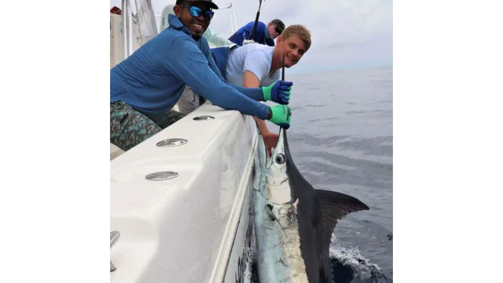 Fish Monkey Filet Gripper Glove, Neon Green Royal, L/XL, FM13-NGRROY-L/XL