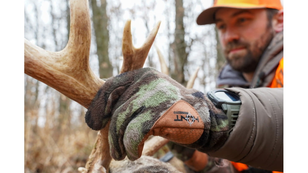 Fish Monkey Task Hunt Fleece Glove, Original Bottomland, M, HM708-M