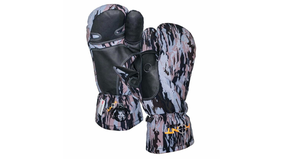 Fish Monkey Wildcat Dry-Tec Flip-Finger Mitten, Hardwood, L, HM702-L