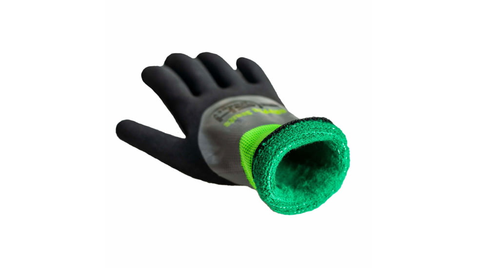 Fish Monkey Winter Gripper Glove, Hi-Vis Green, L/XL, FM51-WIN