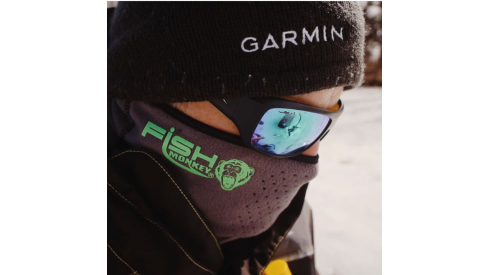 Fish Monkey Yeti Fleece Balaclava, Black, One size, FM42-BL