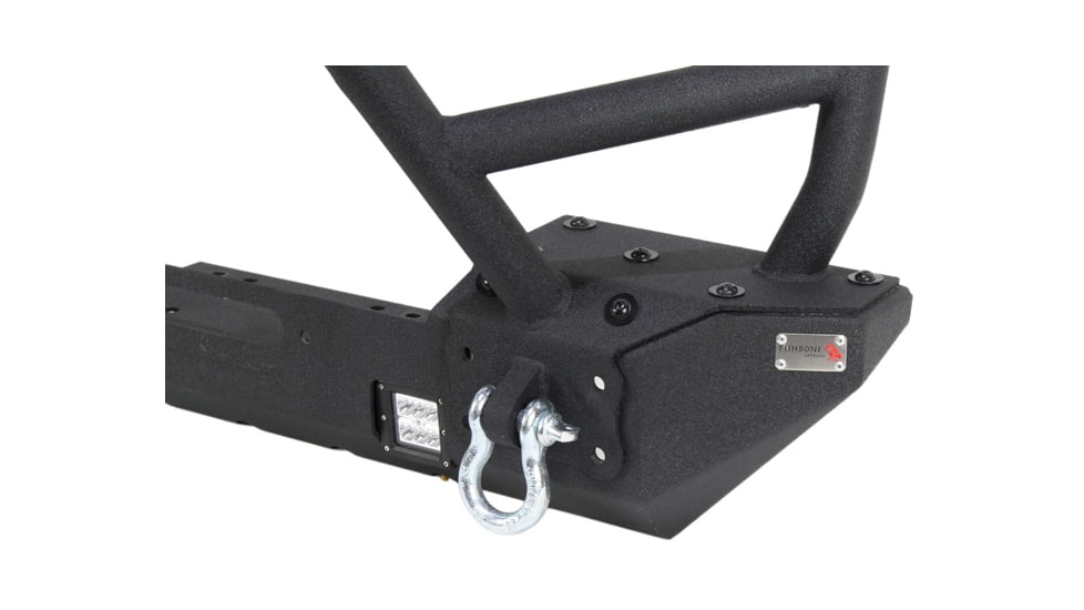 Fishbone Offroad Fishbone Front Winch Bumper w/Full Grille Guard, Jeep Wrangler JK 2007 - 2018, Black Textured, FB22005