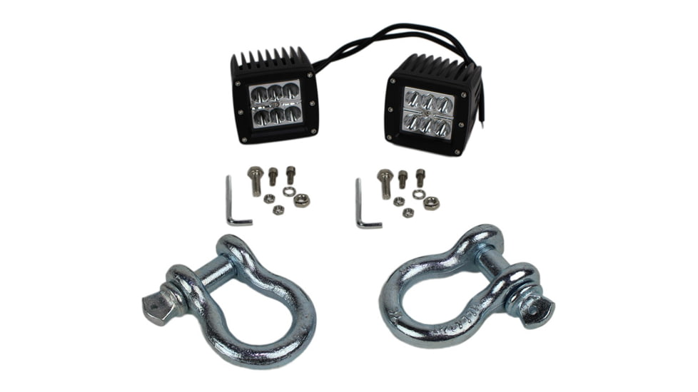 Fishbone Offroad Fishbone Front Winch Bumper w/Full Grille Guard, Jeep Wrangler JK 2007 - 2018, Black Textured, FB22005