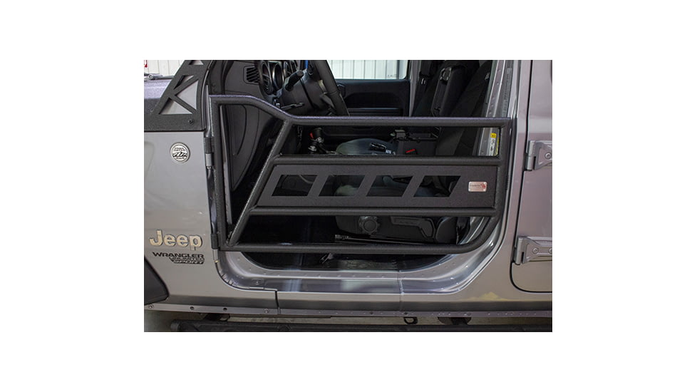 Fishbone Offroad Front and Rear Tube Doors, Jeep Wrangler JL 2018 - 2020, Black Textured, FB24086