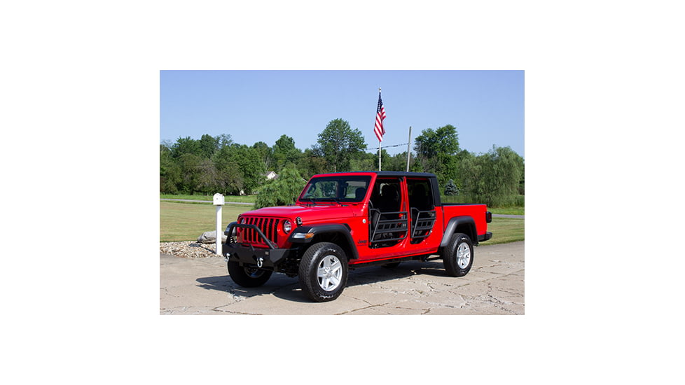 Fishbone Offroad Front and Rear Tube Doors, Jeep Wrangler JL 2018 - 2020, Black Textured, FB24086