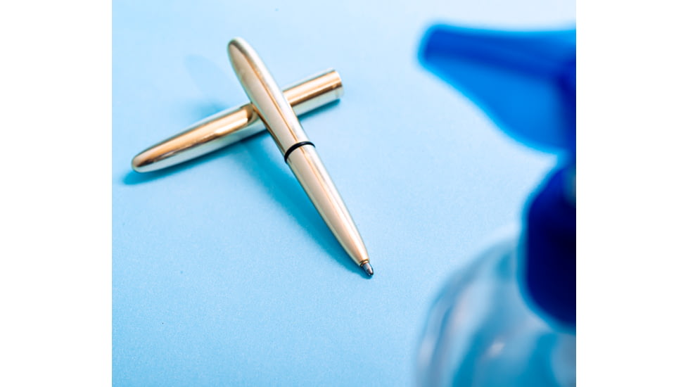 Fisher Space Pen 400 Raw Brass Bullet Pen FP84500