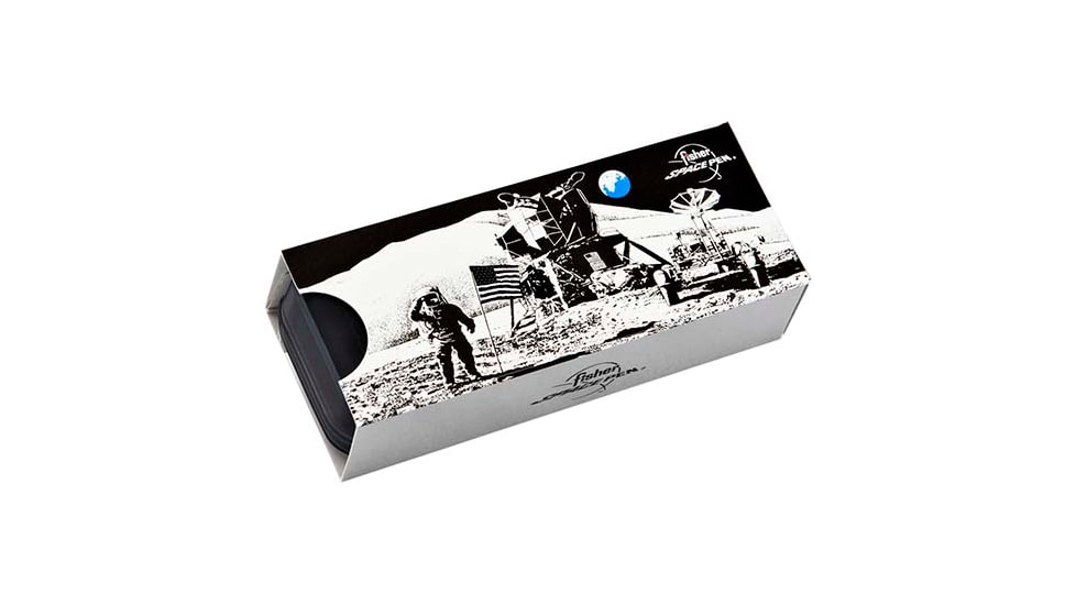 Fisher Space Pen Backpacker Keyring Space Pen with NASA Meatball Logo, Black, BP/B-NASAMB