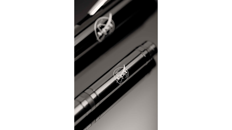 Fisher Space Pen Backpacker Keyring Space Pen with NASA Meatball Logo, Black, BP/B-NASAMB