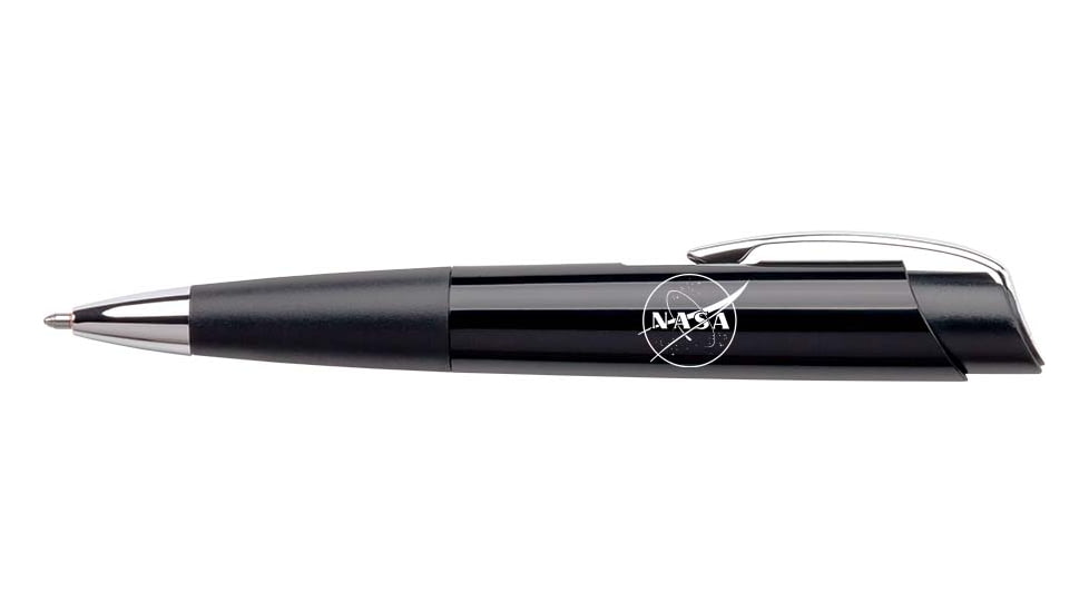 Fisher Space Pen Eclipse Space Pen with NASA Meatball Logo, Black, ECL-NASAMB