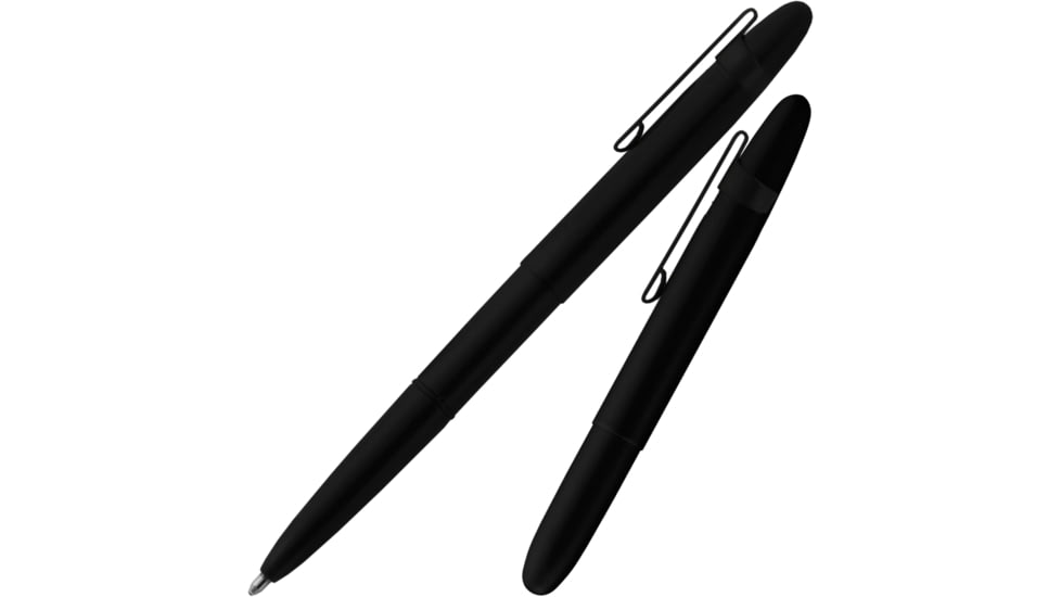 Fisher Space Pen Matte Black Bullet with Clip FSP400BCL