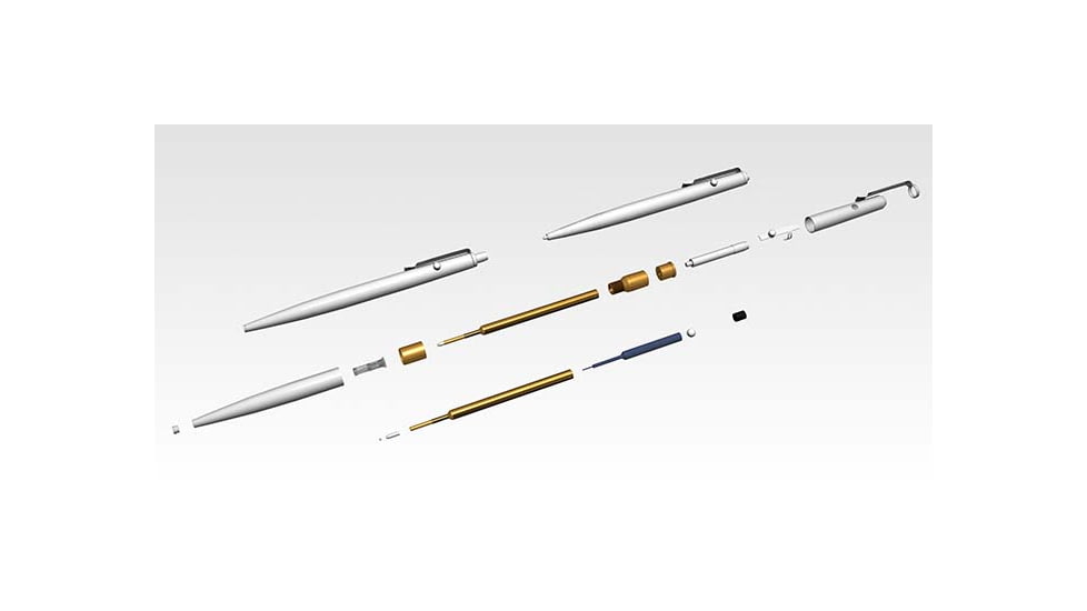 Fisher Space Pen Shuttle Space Pen with Chrome Accents and NASA Meatball Logo, Matte Black/Chrome, CH4BC-NASAMB