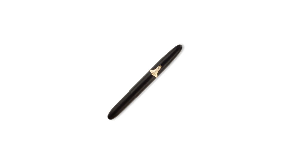 Fisher Space Pen Matte Black Bullet with Space Shuttle Emblem FSP600BSH