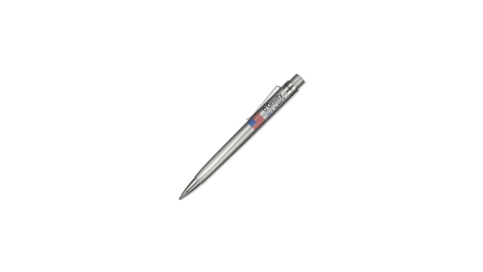 Fisher Space Pen Silver Zero Gravity Pen with US Flag Imprint FSPZGS