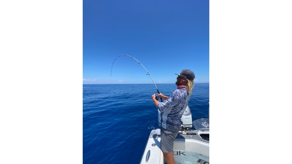 Fitzgerald Fishing AquaFin Series Rods. Medium Fast, Silver, 7ft6in, AF76MF