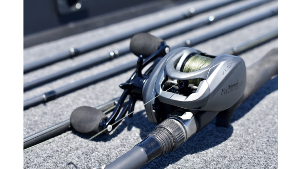 Fitzgerald Fishing VLD10 Reels, 7.2 Gear, Left Hand, Silver, VLD10-721-L
