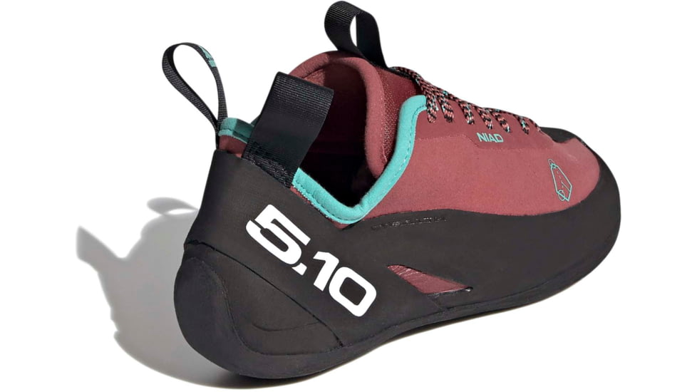 Five Ten Niad Lace Climbing Shoes - Womens, Core Black/Core Black/Acid Mint, 7, FW2874-001-7