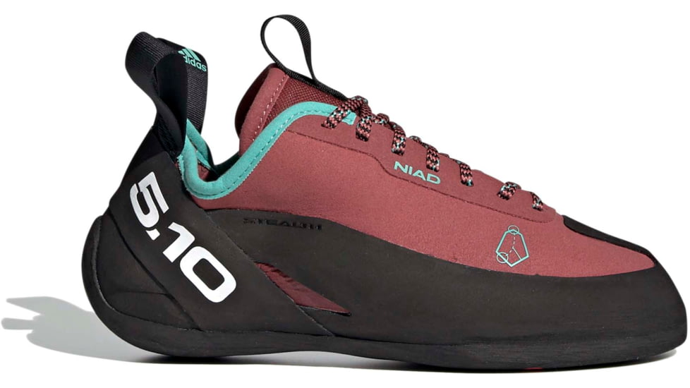 Five Ten Niad Lace Climbing Shoes - Womens, Core Black/Core Black/Acid Mint, 7, FW2874-001-7