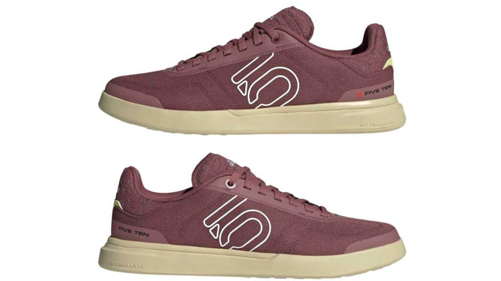 Five Ten Sleuth DLX Canvas Shoes - Womens, Quiet Crimson/Ftwr White/Sandy Beige, 7, GZ9867-7