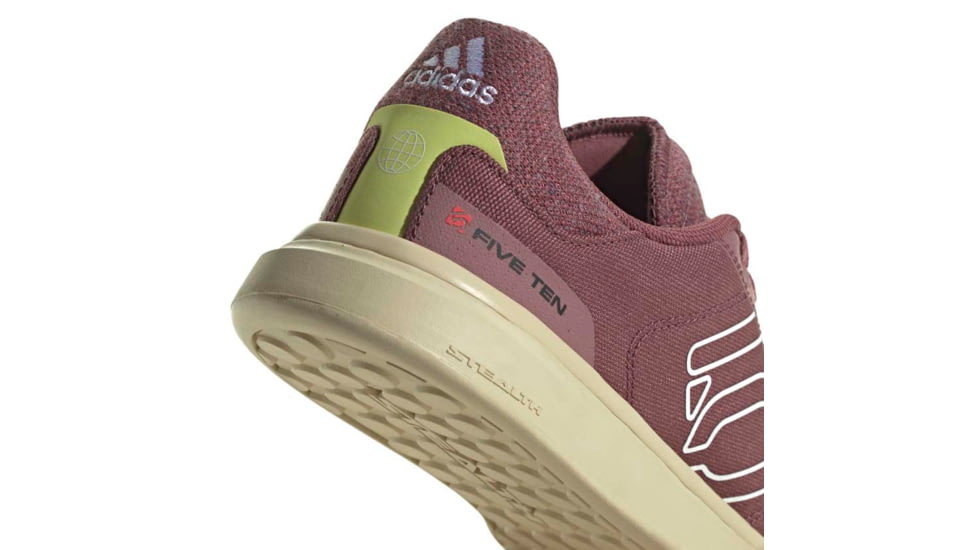 Five Ten Sleuth DLX Canvas Shoes - Womens, Quiet Crimson/Ftwr White/Sandy Beige, 7, GZ9867-7