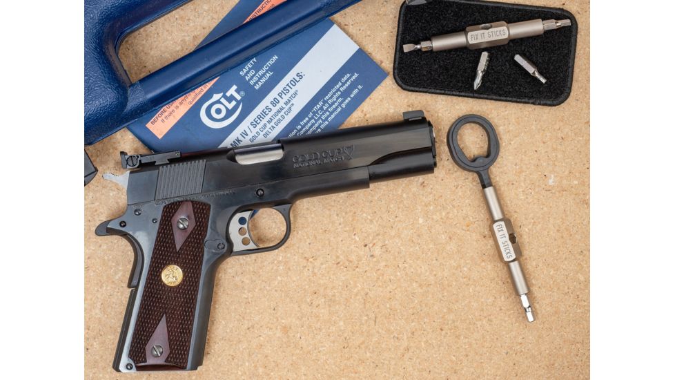 Fix It Sticks 1911 Bushing Tool Attachment, .25in Hex Base, Black, FIS1911P