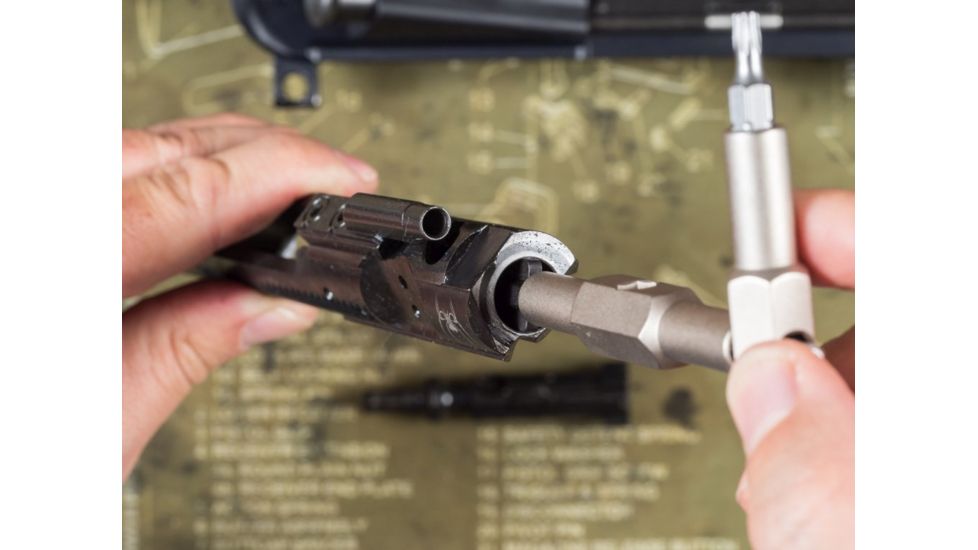 Fix It Sticks AR15 Basic Accessory Bit Kit w/ A2 Front Sight Bit, Castle Nut Wrench, Bolt Carrier Group Scraper, Black, Small FISAR15-ABP3