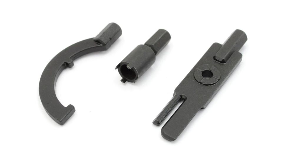 Fix It Sticks AR15 Basic Accessory Bit Kit w/ A2 Front Sight Bit, Castle Nut Wrench, Bolt Carrier Group Scraper, Black, Small FISAR15-ABP3