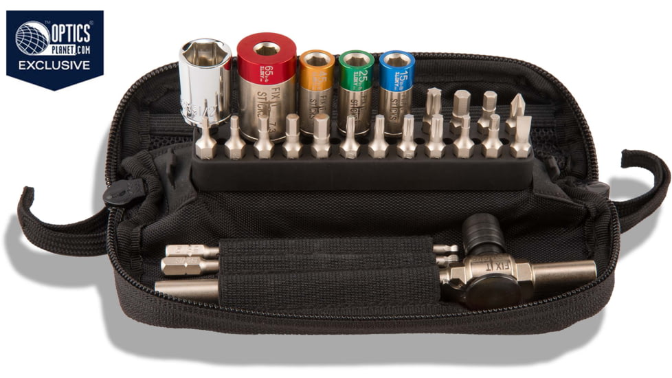 OpticsPlanet Exclusive Fix It Sticks UltraCompact Optics Mounting Kit, Black, FISTLS11C