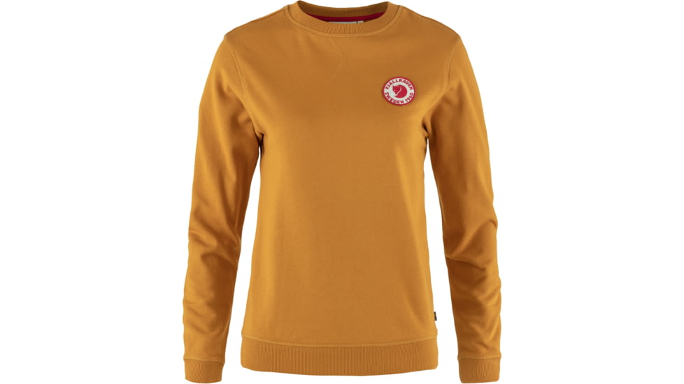 Fjallraven 1960 Logo Badge Sweater - Womens, Acorn, Extra Large, F87230-166-XL