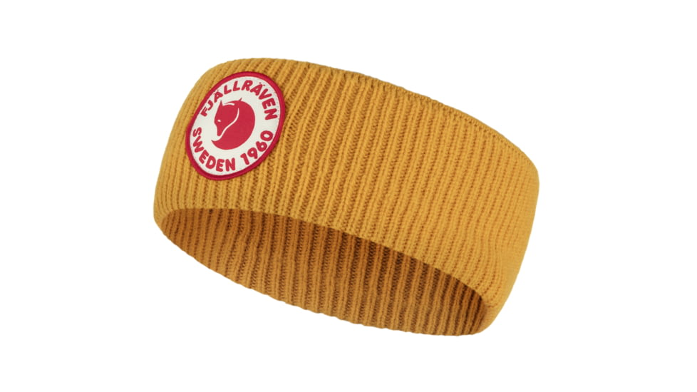 Fjallraven 1960 Logo Headband, Mustard Yellow, One Size, F87082-161-OneSize
