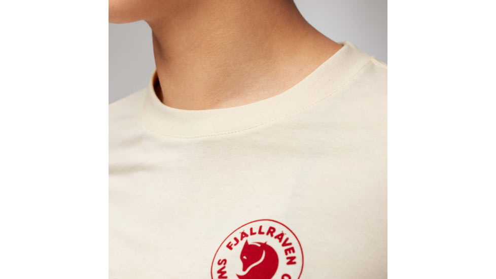 Fjallraven 1960 Logo T-Shirt Long Sleeve - Womens, Chalk White, Medium, F86989-113-M
