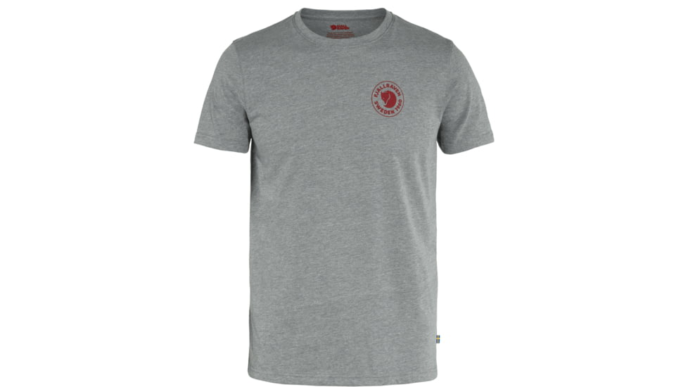 Fjallraven 1960 Logo T-Shirt - Mens, Grey Melange, Large, F87313-051-L