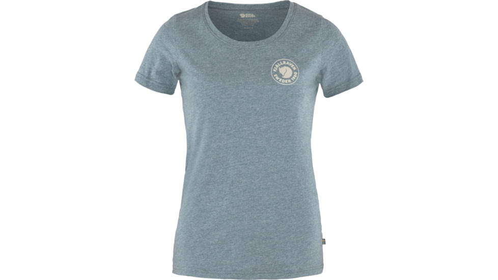 Fjallraven 1960 Logo T-Shirt - Womens, Indigo Blue/Melange, Extra Large, F83513-534-999-XL