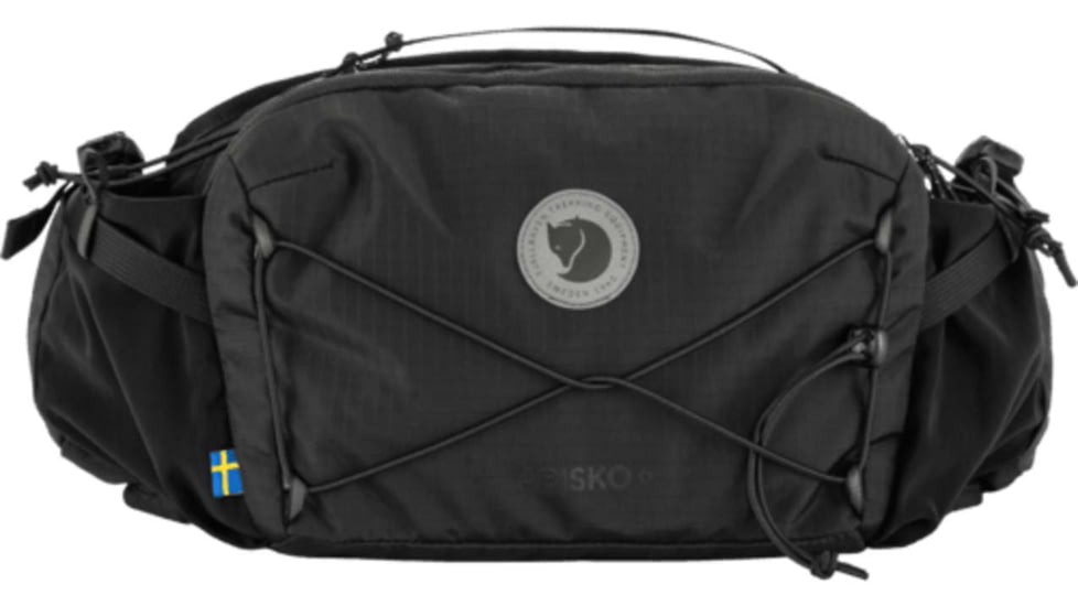 Fjallraven Abisko 6 Hip Pack, Black, One Size, F23200306-550